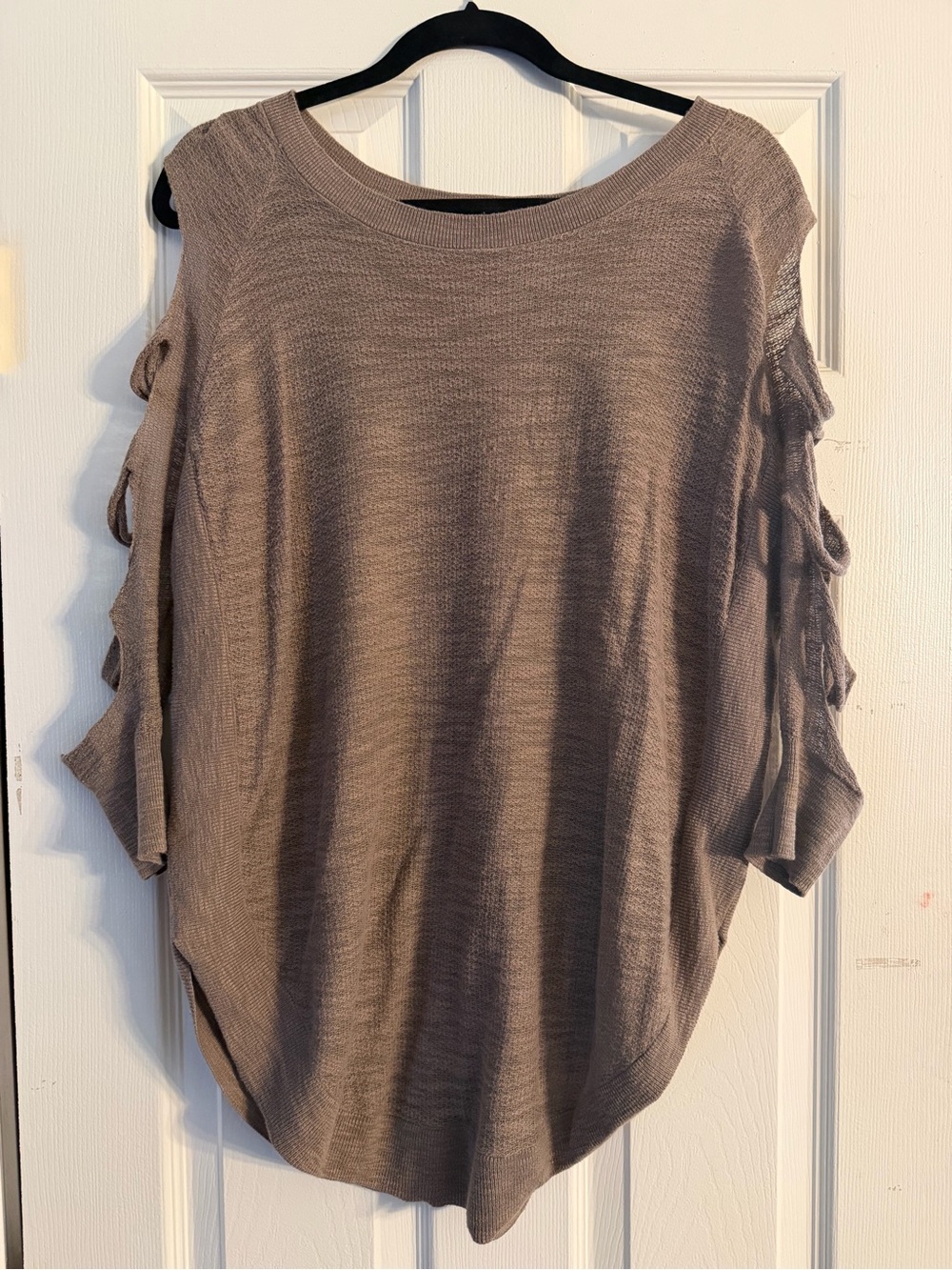 Express Taupe Crewneck Sweater